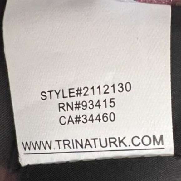 Trina Turk Black Mini Dress with Colorful beaded and embroidered Sleeves size 4 - Picture 4 of 5